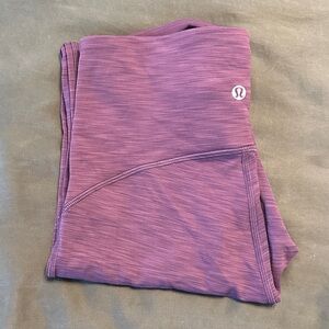 Lululemon Heathered Purple Leggings